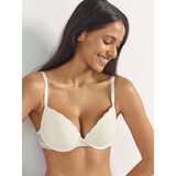 Reserved Push-up grudnjak s čipkom - krem | shoptok.hr