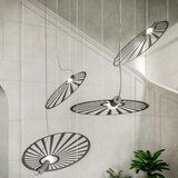  Obesna svetilka LEHDET črna, (21347737) | Shoptok.si