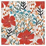  Decoupage salvete - Poppy and Wild Flowers - 1kom (tehnika salveta) KORIŠTENO Cijene