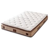 Hanah home Majesty 90x200 cm Single Size Padded Luxury Soft Mattress WhiteBrown Mattress Cene