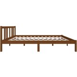  Posteljni okvir medeno rjav iz trdnega lesa 150x200 cm 5FT, (20647785) | Shoptok.si