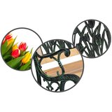  Klupa za park s naslonom 123,5 x 74 x 48 cm Gardi Tulip Sofotel | shoptok.hr