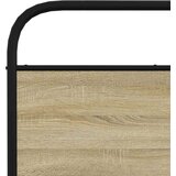 vidaXL Kovinski posteljni okvir brez vzmetnice sonoma hrast 180x200 cm | Shoptok.si