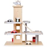 ECO TOYS W04B047B drvena garaža s autićima i helikopterom Cijene