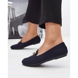 Resti Eco-suede navy blue Brussi loafers - Footwear | Shoptok.si