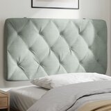 Maison Chic posteljno vzglavje - vzglavna omarica - vzglavna stranica svetlo siva 100 cm žamet, (21703943) | Shoptok.si
