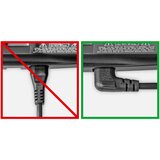 Strujni kabel 1,5m sa priključcima pod uglom | ePonuda.com