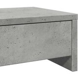 vidaXL Stojalo za zaslon s predali betonsko siva 50x27x15 cm inž. les | Shoptok.si