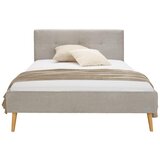Premium Living Oblazinjena Postelja Flint, Siva, 140x200 | Shoptok.si