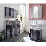 MID.YOU Viseča Omara Niko, Antracit, Srebrna | Shoptok.si