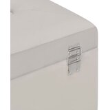  Klupa s pretincem za pohranu 80 cm siva baršunasta | Eponuda.com