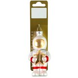  ukrasi za božićno drvce (raznobojno, staklo, 5,3 x 3,5 x 8,5 cm) | shoptok.hr