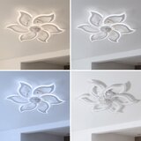 Brilagi LED prigušiva stropni ventilator sa LED osvetljenjem 34W/230V, prečnika 83 cm, beo + daljinski upravljač | Eponuda.com