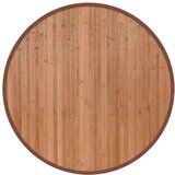  Okrugli tepih Prirodni 60 cm Bambus | Shoptok.si