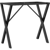  Noge za blagovaonski stol X-oblika 80x40x73 cm lijevano željezo | shoptok.hr