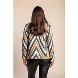 Fenzy Pleteni Kardigan S Gumbima, Krem/Sivo/Bijelo | shoptok.hr