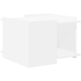  Klubska miza Bela 50,5 x 50 x 33 cm Inženirski les, (5000295401) | Shoptok.si