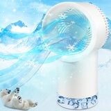 Venisymlis Prenosni Ventilator Klimatske Naprave, Tihi Mini Namizni Ventilator Za Domačo Pot, Spalnico In Pisarno, Bela, (22070393) | Shoptok.si
