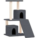  Mačje drevo s praskalniki iz sisala temno sivo 82 cm, (20958166) | Shoptok.si