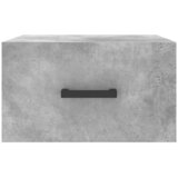  Zidni noćni ormarići 2 kom Siva betona 35 x 35 x 20 cm | shoptok.hr