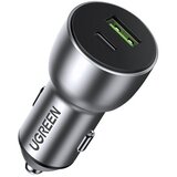 Ugreen auto punjač 52,5W CD213 ALU kućište USB-A(22.5W) + USB Type C(30W)
