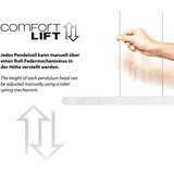 SCHÖNER WOHNEN 12577-16 - LED viseća lampa na sajli ADRIANA, prigušiva, 2xLED/24W/230V, bela | Eponuda.com