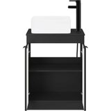  Set namještaja za kupaonicu Crna Konstruirano drvo | shoptok.hr