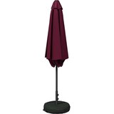  Vrtni Parasol s Podnožjem Pravokutni 2,7 x 2,7 m Poliester Crvena 270 x 270 cm | shoptok.hr