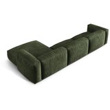 Micadoni Zelena kotna sedežna garnitura iz tkanine bouclé (desni kot) Martina – Home | Shoptok.si