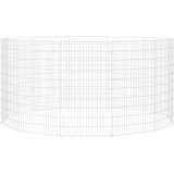  Ograđeni prostor za životinje slobodnog uzgoja s 12 panela 54 x 100 cm pocinčano željezo | Eponuda.com