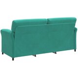 SOFA za 3 osobe Tirkizna 198 x 83 x 95 cm Baršun | shoptok.hr