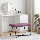  Klupa Ljubičasta 80 x 40 x 45 cm Baršun | Eponuda.ba