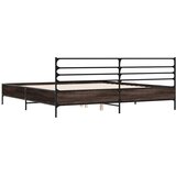  Okvir za krevet boja hrasta 180x200cm konstruirano drvo i metal | Eponuda.ba