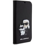 Karl Lagerfeld Maska za telefon iPhone 15 Pro 6.1 KLBKP15LSANKCPK, Na preklop, Crna Cene