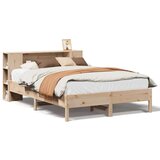  Krevet s regalom za knjige bez madraca 120x200 cm od borovine | shoptok.hr