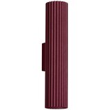 Sollux Lighting Stenska svetilka KARBON 30 burgund, (5000352021) | Shoptok.si