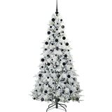 vidaXL Umjetno božićno drvce s nogom s stalakom Zelena 210 cm PE i PVC | shoptok.hr