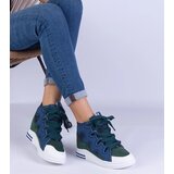 D/CEO UR/CEO Navy blue women's sneakers with thick laces Gralina | ePonuda.com