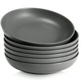 Y YHY Set 6 skled za testenine, velike servirne sklede za solato, sklede za juho iz porcelana s kapaciteto 887 ml, široke in plitke, primerne za mikrovalovno pečico in pomivalni stroj, mat s, (21635328) | Shoptok.si