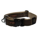 Rogz special agent bone klasična ogrlica za pse, 40mm, xxl, braon Cene