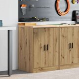 vidaXL Garažna omara za shranjevanje 60x51x85 cm trdna borovina | Shoptok.si
