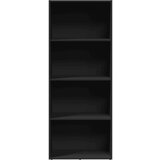 vidaXL Knjižna omara črna 60x30x152 cm inženirski les | Shoptok.si