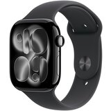 Apple Watch Series 11 GPS + Cellular 46mm Jet Black Aluminium Case with Black Sport Band - S/M, (5000011463) | Shoptok.si
