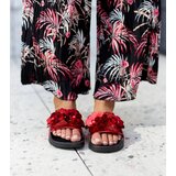 Gemre Red flip-flops with decorative upper Caggio | Shoptok.si