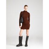 Trendyol Pletena obleka rjava | Shoptok.si