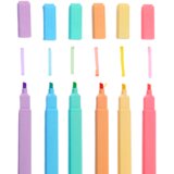 Set of Highlighters, Markers, Colored Markers, Office, School, 6 pcs. | shoptok.hr