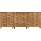  Bočni ormarići 3 kom 60 x 33 x 75 cm od masivnog drva manga | shoptok.hr