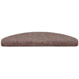  Prostirke za stepenice, samoljepljive, 5 kom. 65x21x4 cm, svijetlosmeđe, poluokrugle, velike | shoptok.hr