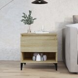 vidaXL Stranska mizica sonoma hrast 50x46x50 cm inženirski les Cene