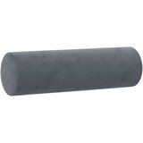  Ukrasni jastuci 2 kom tamnosivi Ø 15 x 50 cm baršunasti | shoptok.hr